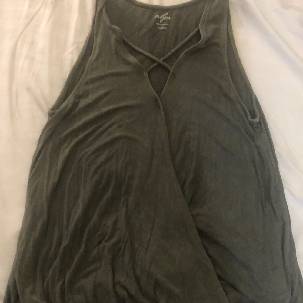 Alyo green tank top